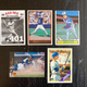 2007 Topps Ted Williams, 1997 Topps Pat Hentgen, 1979 Topps Craig Skok, 1994 Upper Deck Mike Stanley, 1988 Topps Dale Sveum